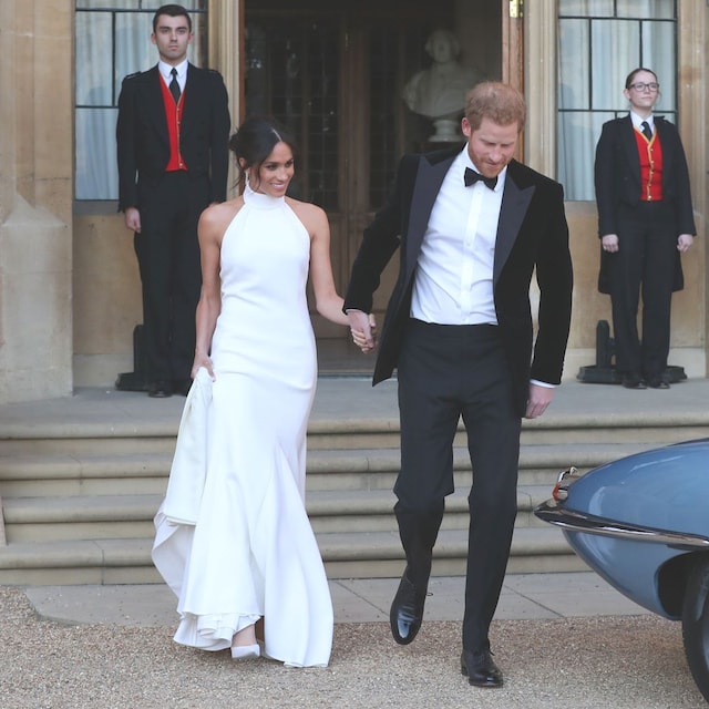 Meghan Markle y el príncipe Harry el día de su boda, en mayo de 2018