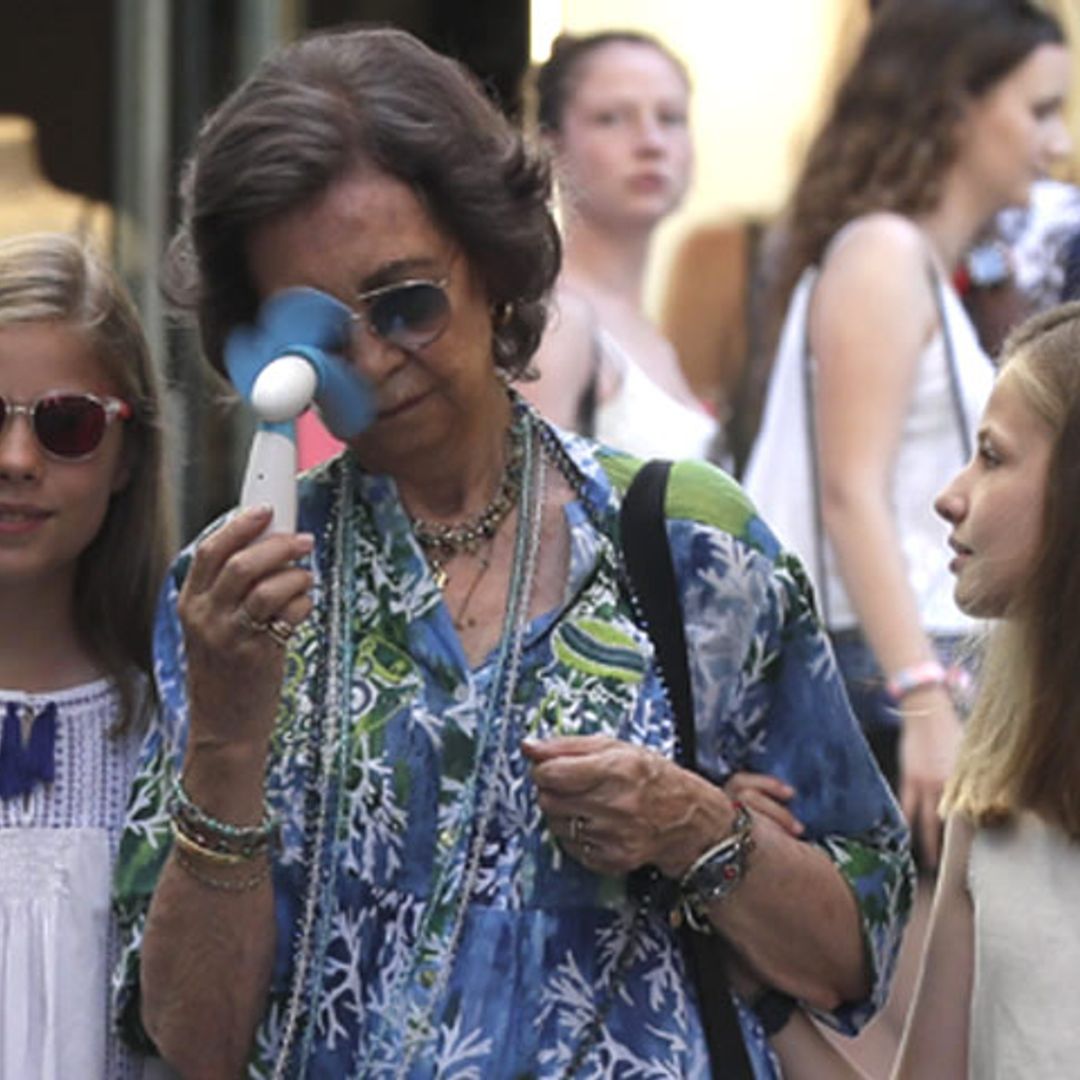 El remedio de doña Sofía para mitigar el calor de Palma