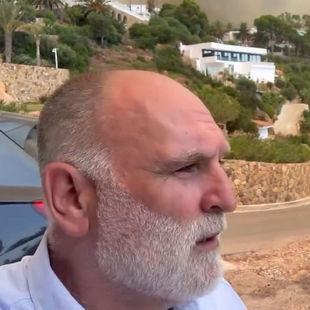 Los impactantes vídeos del chef José Andrés, convertido en reportero en el incendio de Zahara de los Atunes
