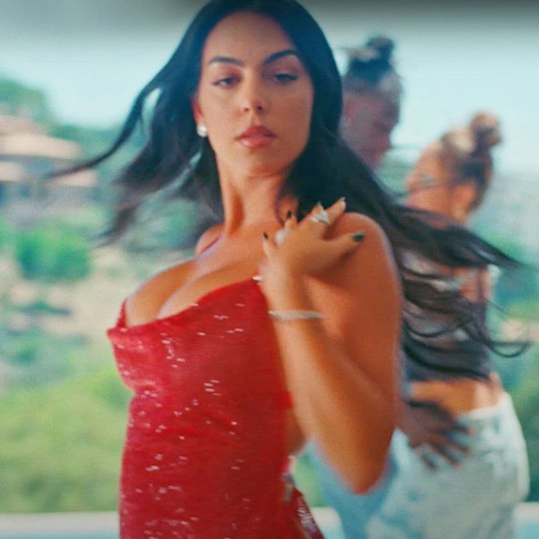 El debut de Georgina en el videoclip de Sebastián Yatra con 'Las Queridas' y la aparición sorpresa de Cristiano Ronaldo