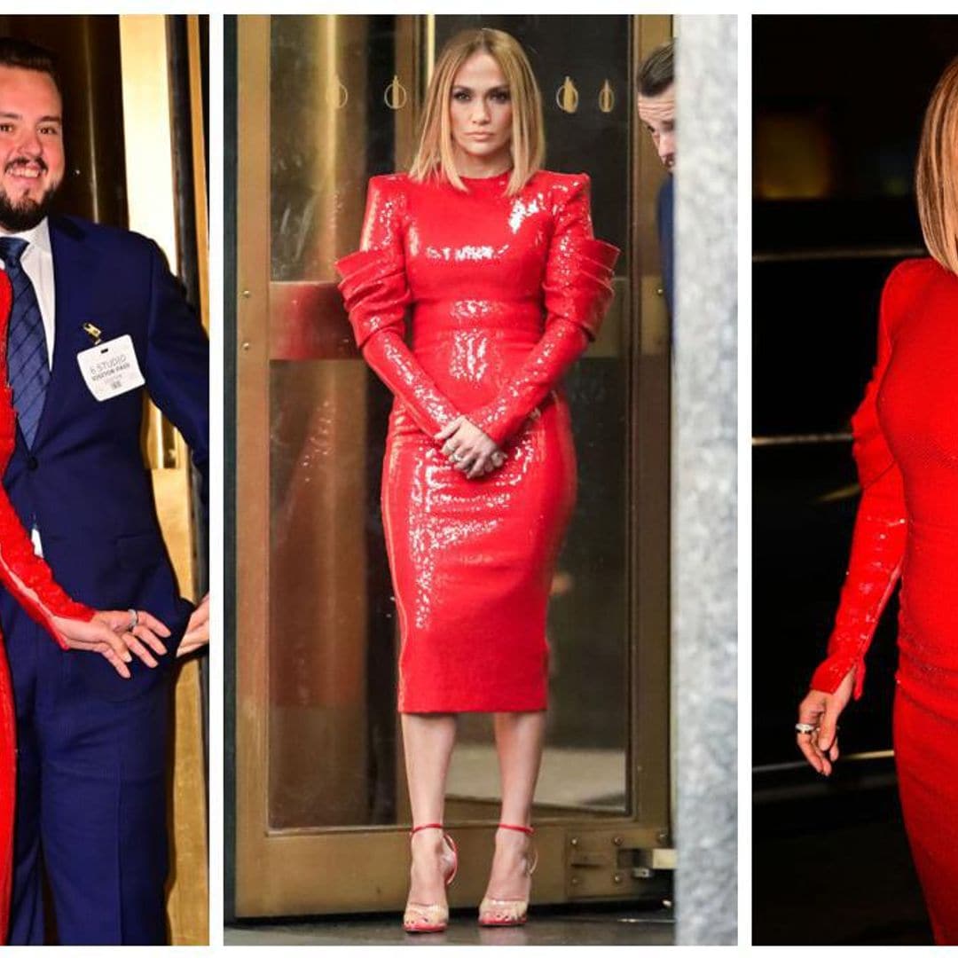 Jennifer Lopez nos enseña cómo elevar un look rojo a su máxima expresión