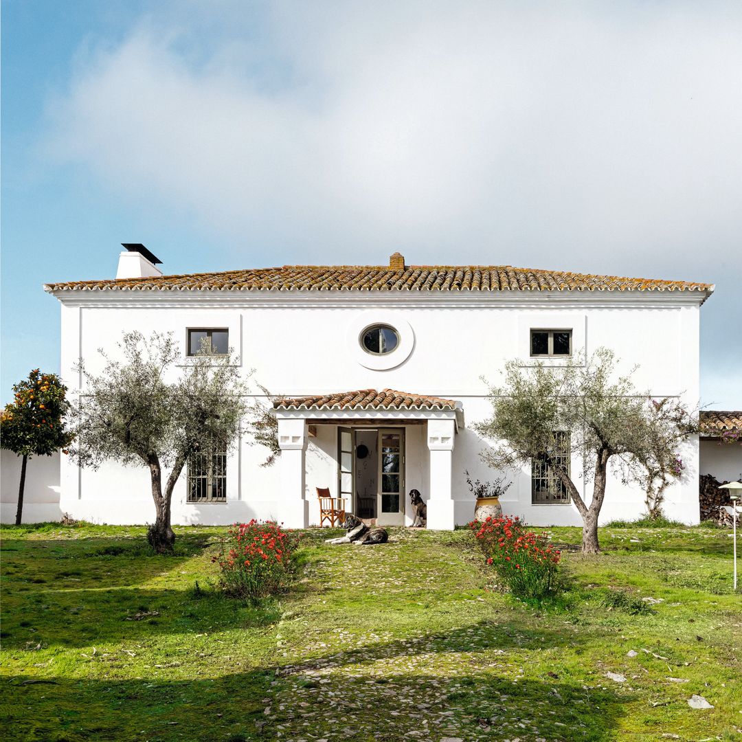 Vistas de la casa de campo de Eugenia Silva situada en Extremadura 