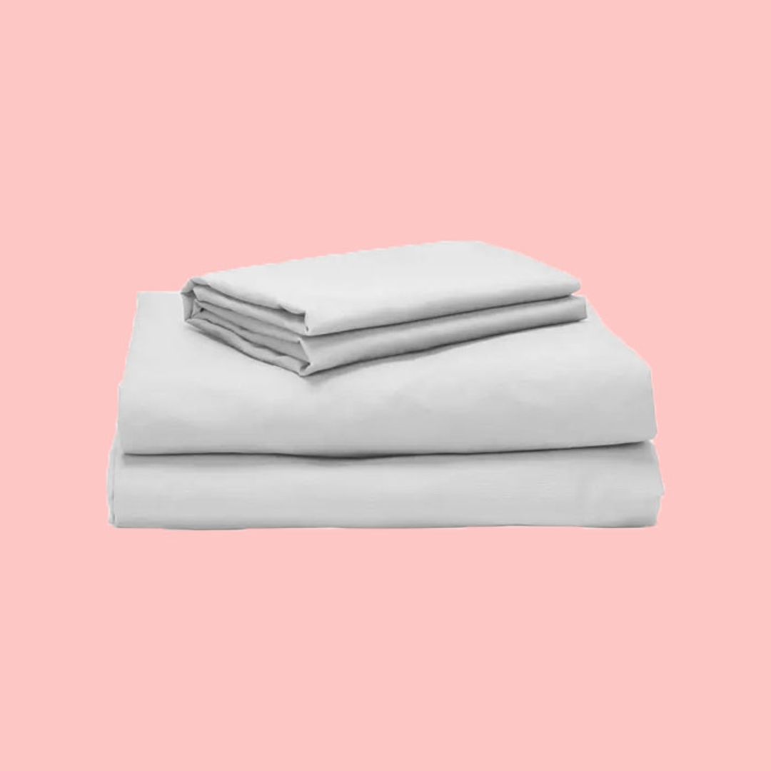 Un juego de cama de algodón