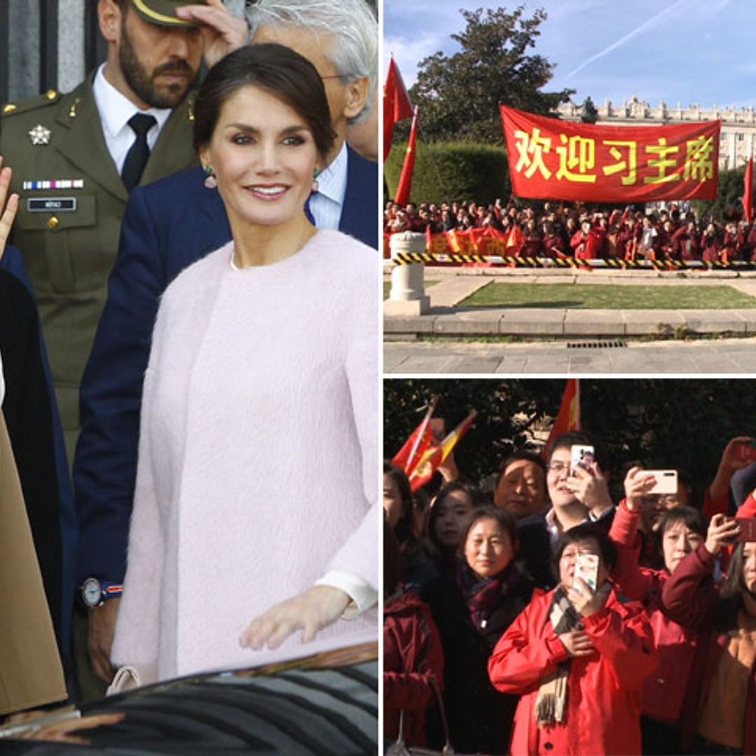 La reina Letizia y Peng Liyuan desatan la locura en el Teatro Real
