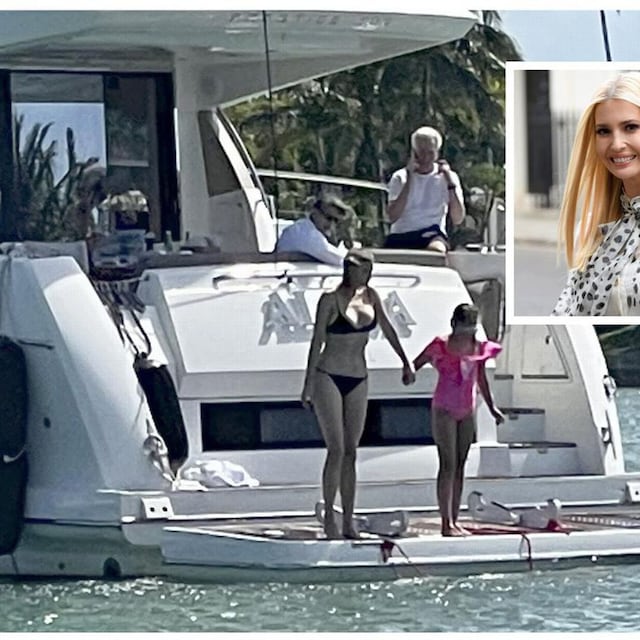 ivanka trump se deja ver en bikini junto a su hija mayor 