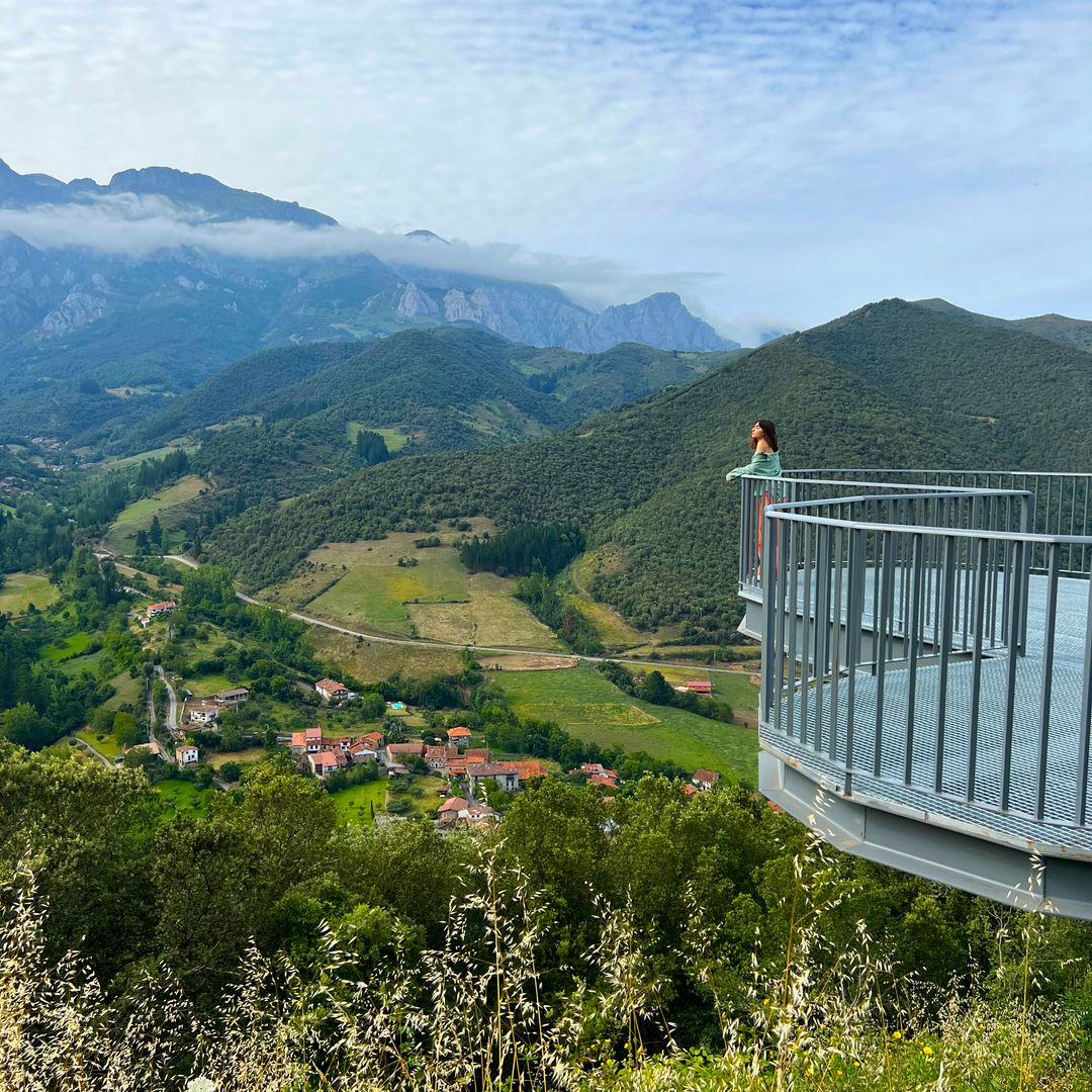 Mirador junto al monasterio de Santo Toribio de Liébana