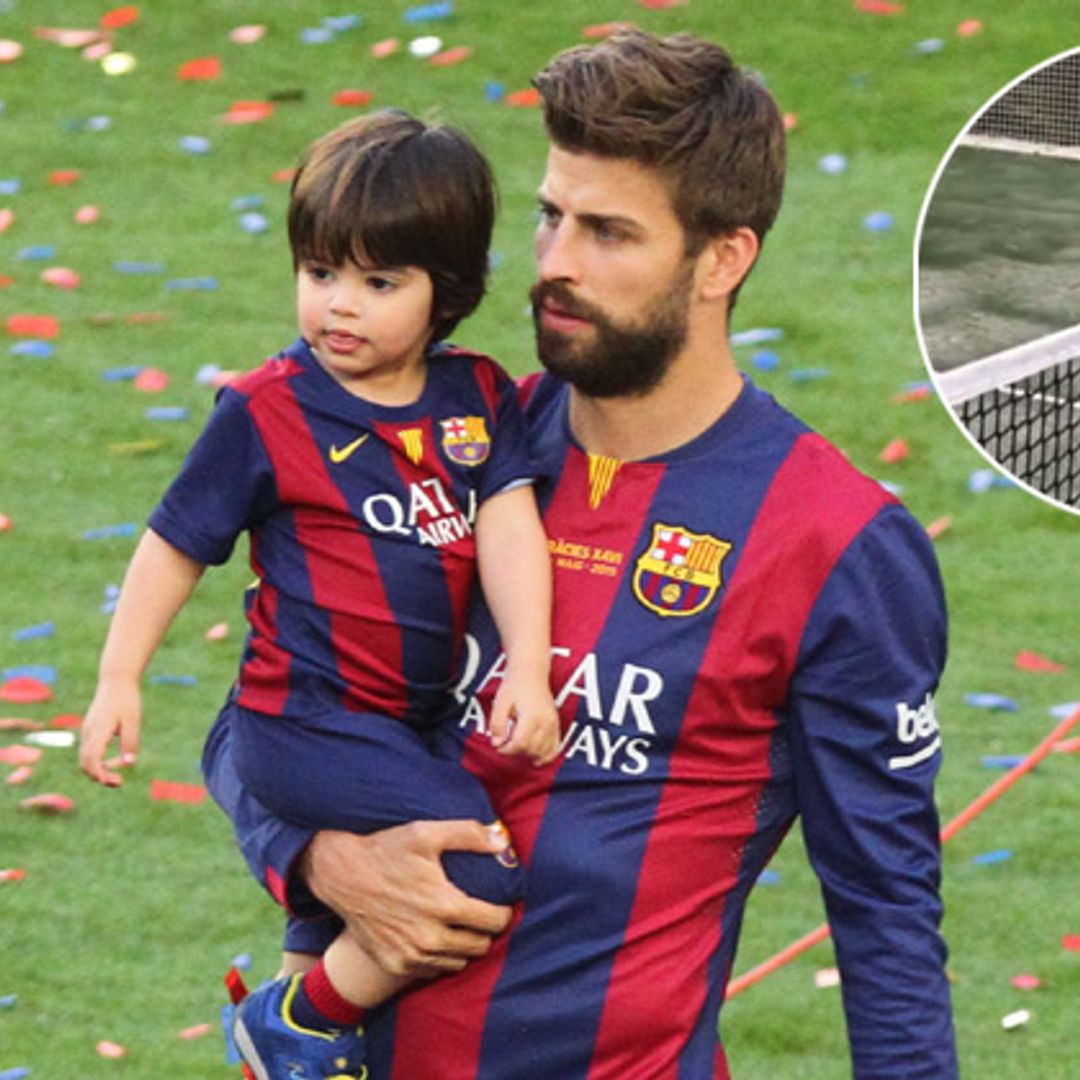 Milan Piqué no solo quiere ser como papá, ahora se atreve con el tenis