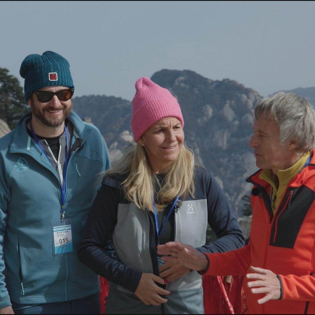 Luis Zahera, Arantxa Sánchez Vicario, Gorka Otxoa y Jesús Calleja en China, Universo Calleja