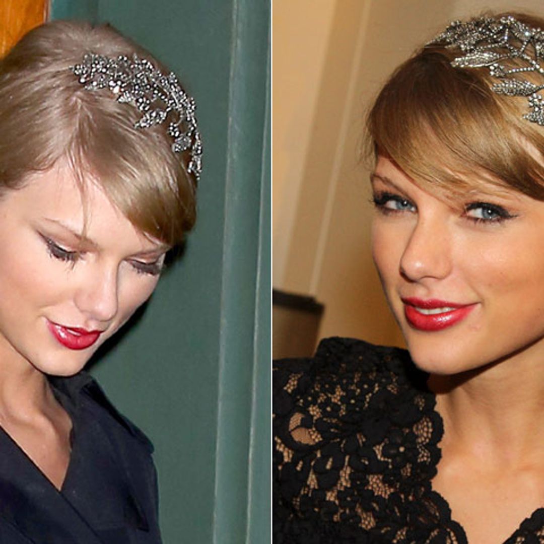 Un recogido con diadema-joya como Taylor Swift, paso a paso