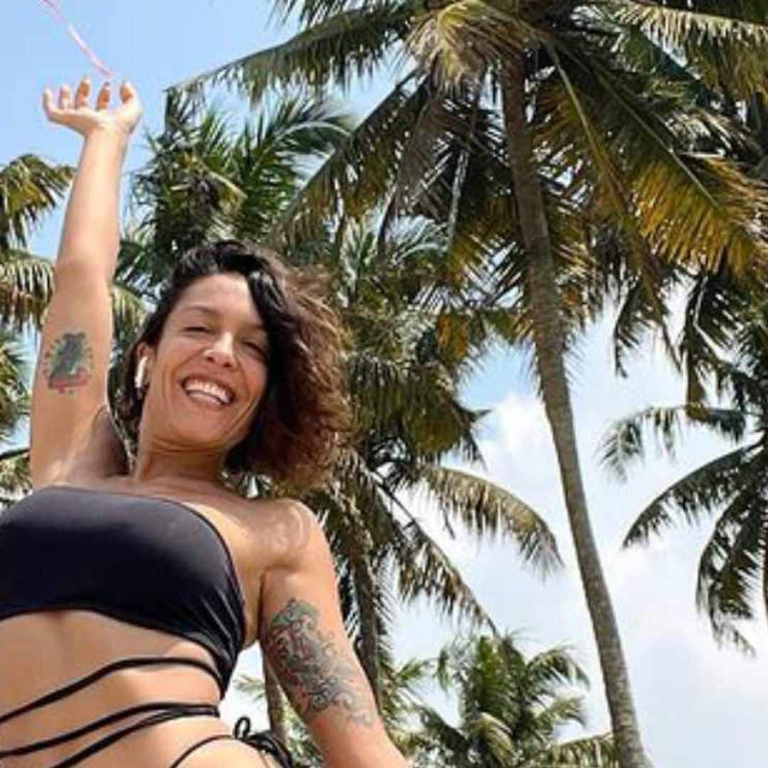 Lorena Castell, de vacaciones con su hijo tras su ruptura con Rubén Bernal