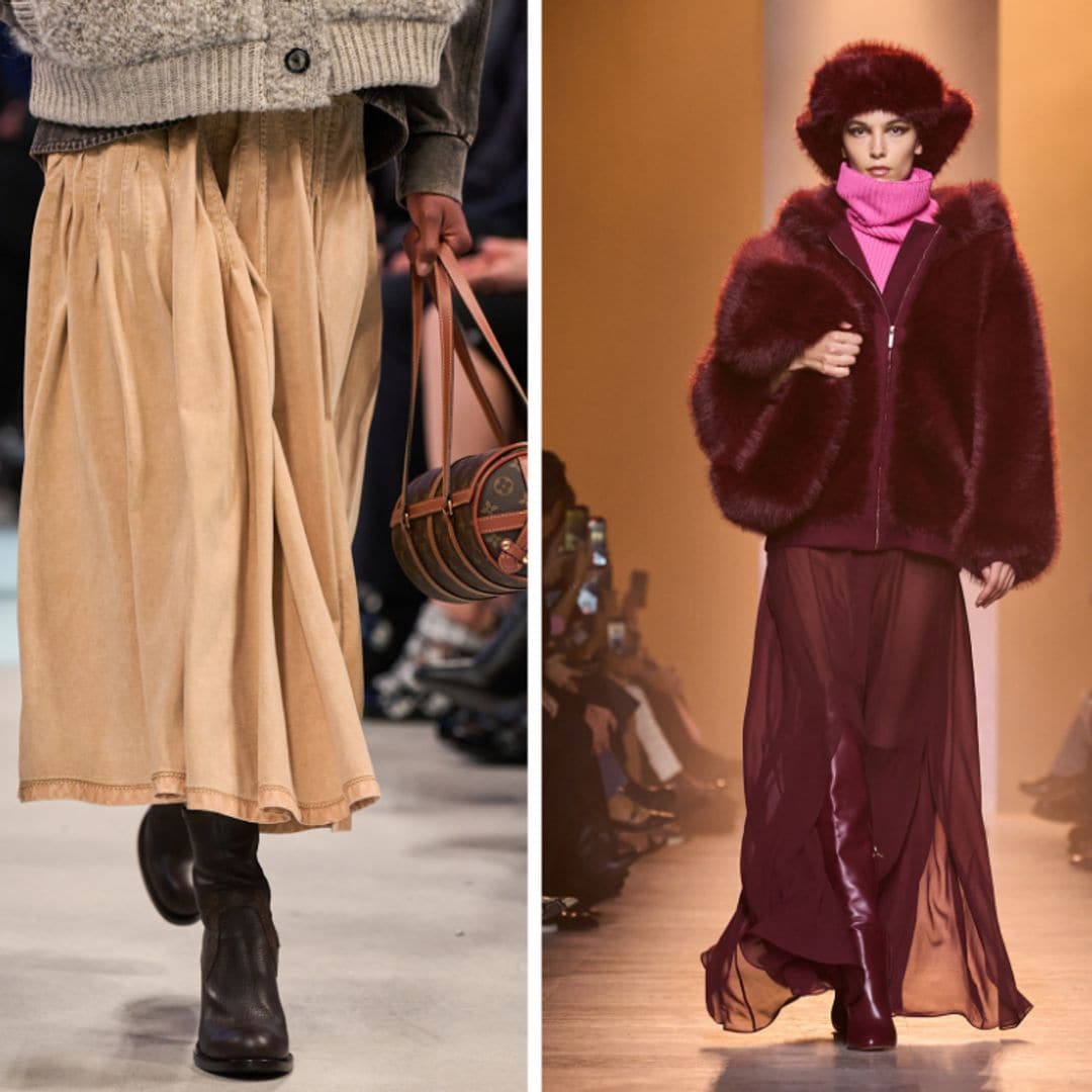 Maxi faldas: cómo combinar la pieza estrella del invierno