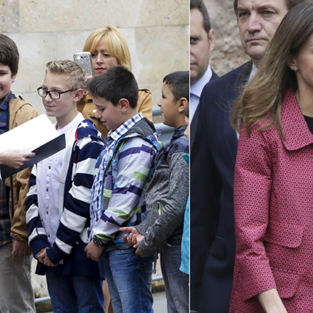 La reina Letizia fiel a su cita con el periodismo
