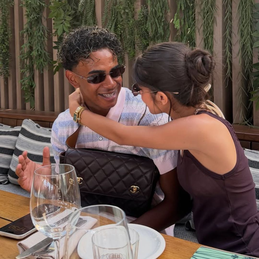 Lamine Yamal disfruta junto a su novia Inés García entre bolsos de lujo y viajes con estilo