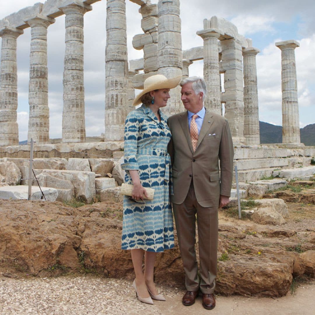 Arquitectura, energía y solidaridad, los ejes de la visita de Felipe y Matilde de Bélgica a Grecia