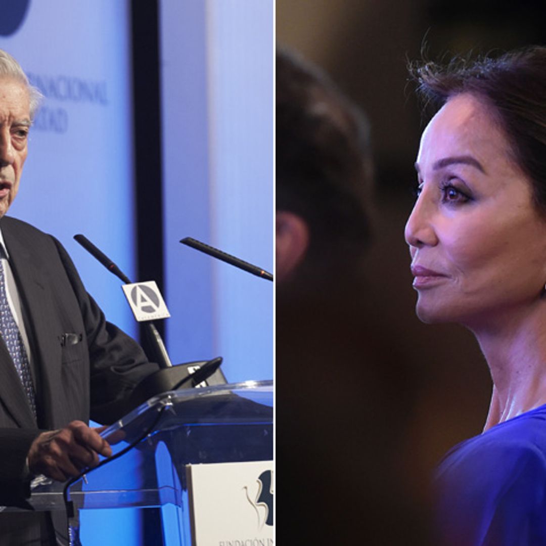 Isabel Preysler asiste a la inauguración del seminario con el que Mario Vargas Llosa celebra su 80 cumpleaños