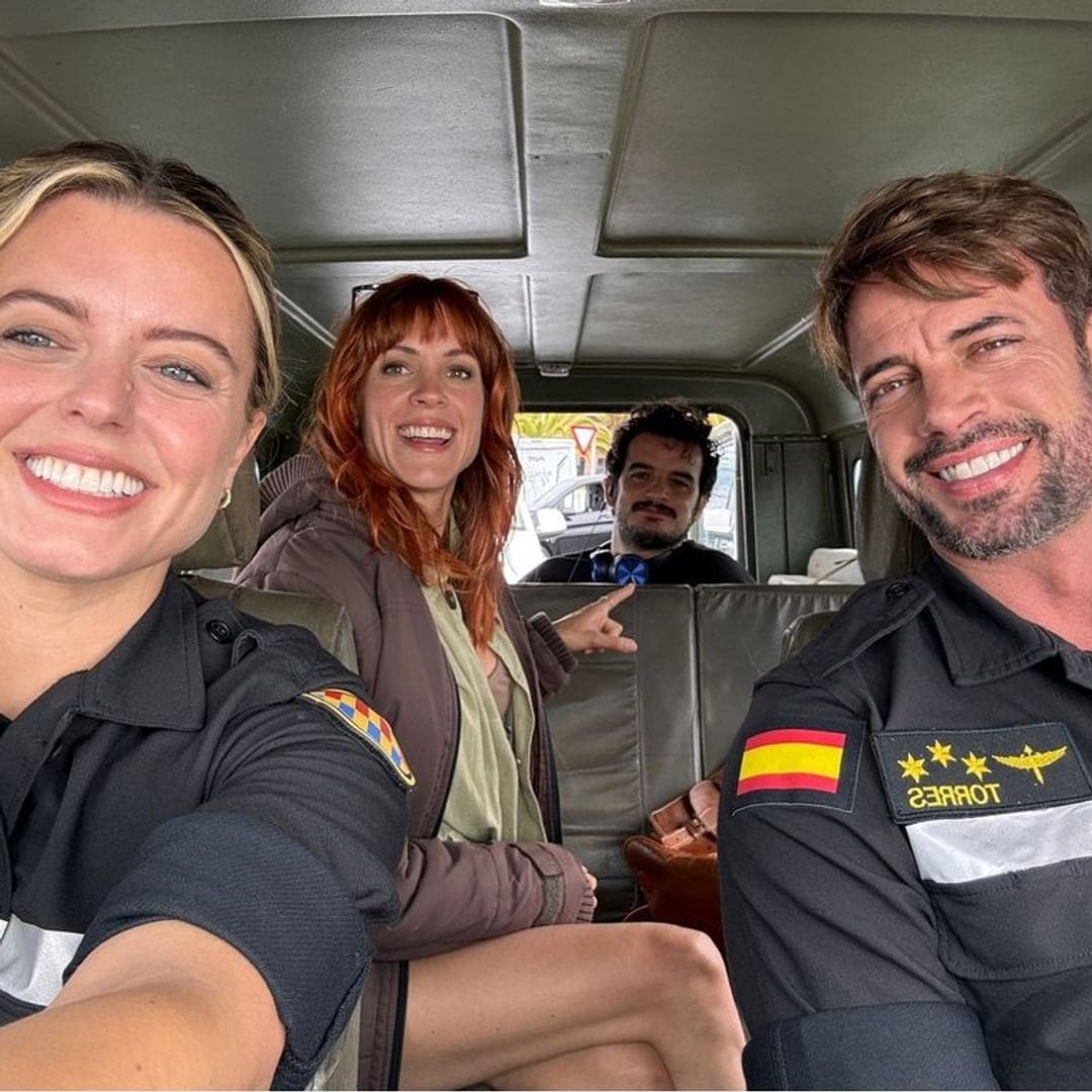 William Levy con Adriana Torrebejano, Maggie Civantos y Martín Cuervo
