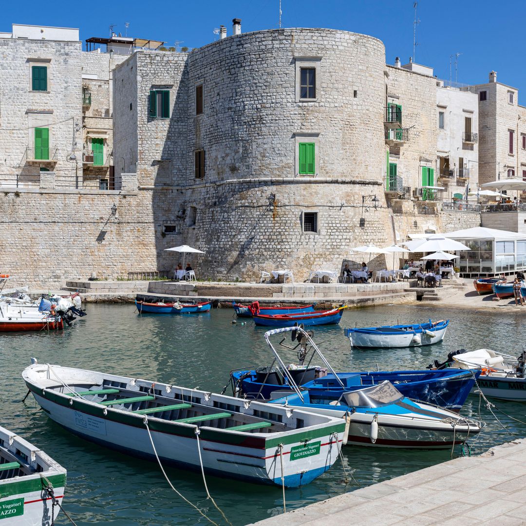 Pueblo de pescadores de Giovinazzo, Puglia, Italia