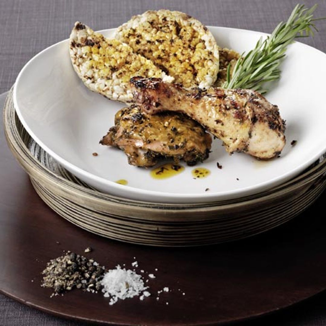 Muslos de pollo a las finas hierbas