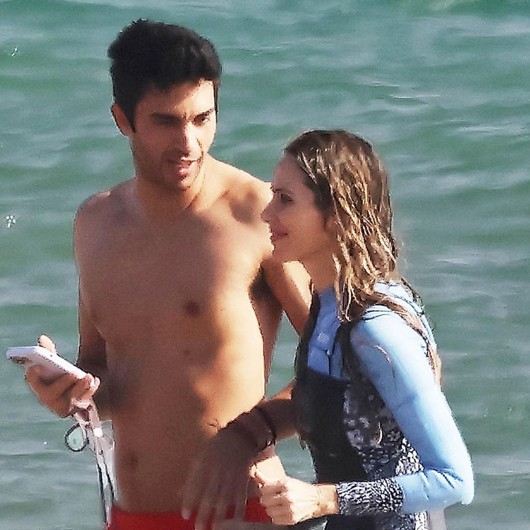Vanesa Romero y Santi Burgoa, pasión en el mar