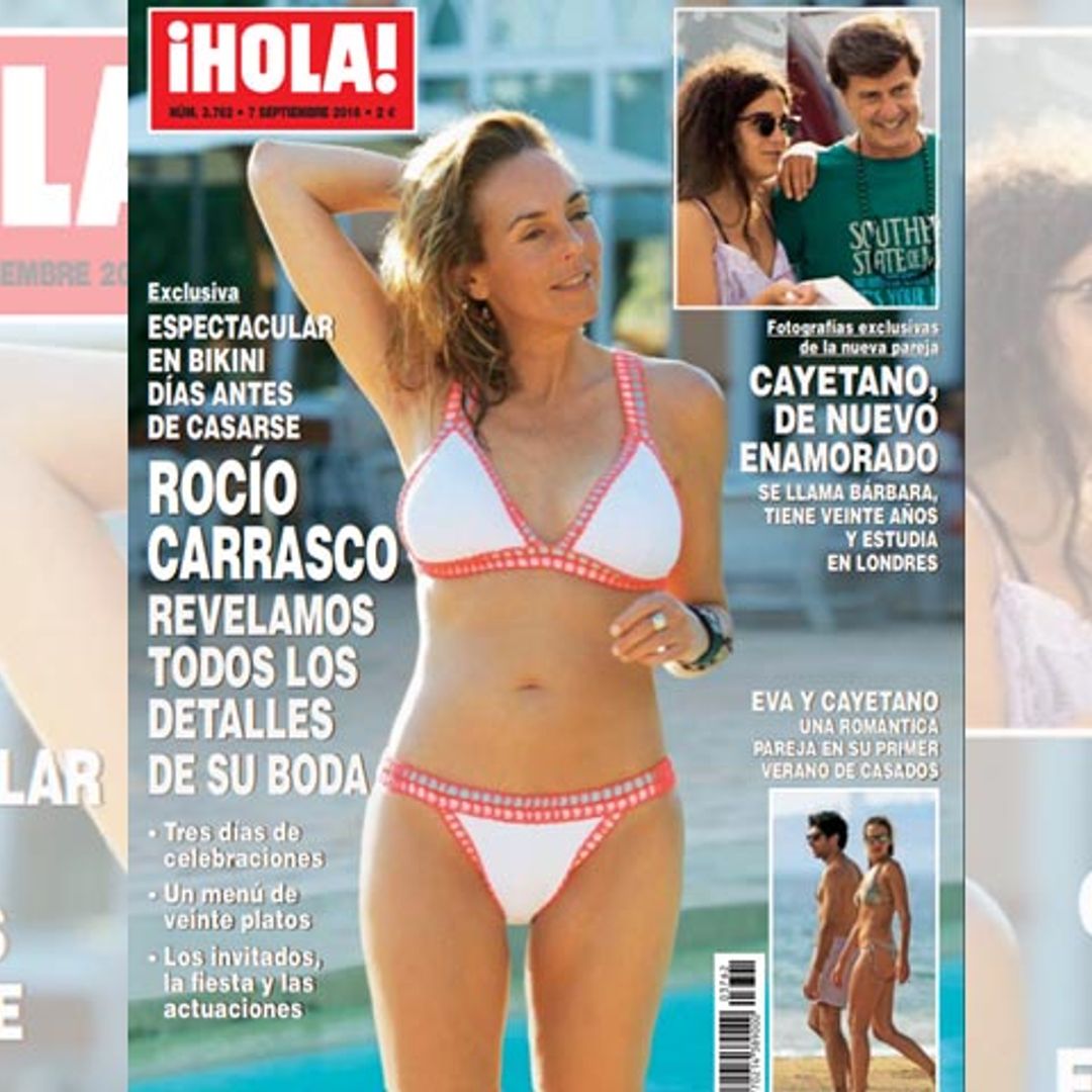 Todos los detalles de la boda de Rocío Carrasco y Fidel Albiac, en exclusiva en ¡HOLA!