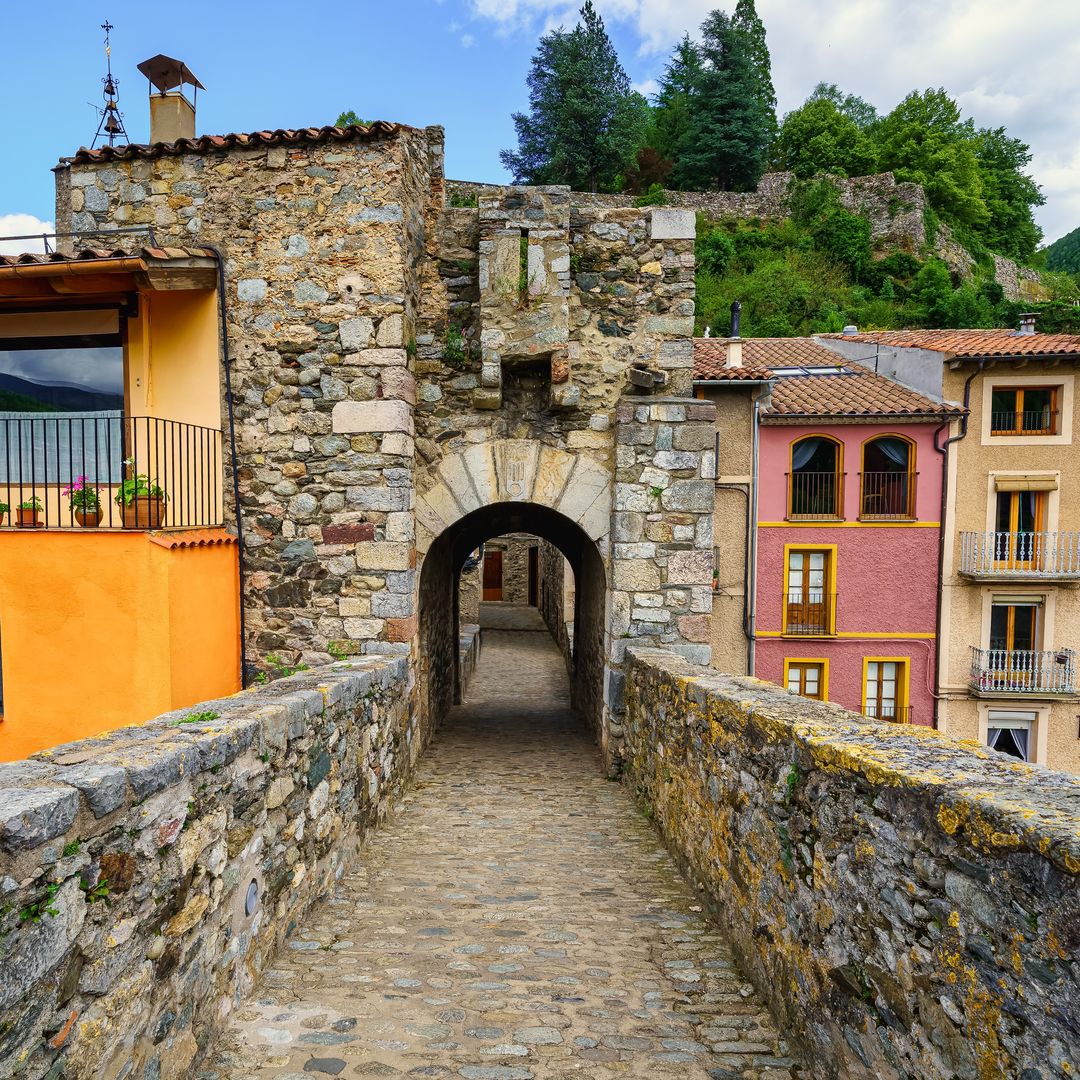 Puente sobre el río Ter, Camprodon, Girona