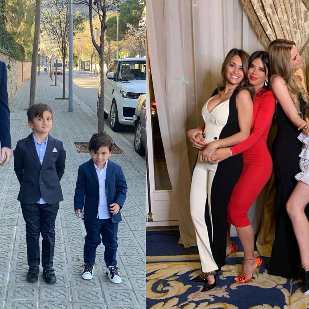 El bautizo con inspiración ‘real’ de los hijos de Cesc Fábregas al que asistió Messi con su familia