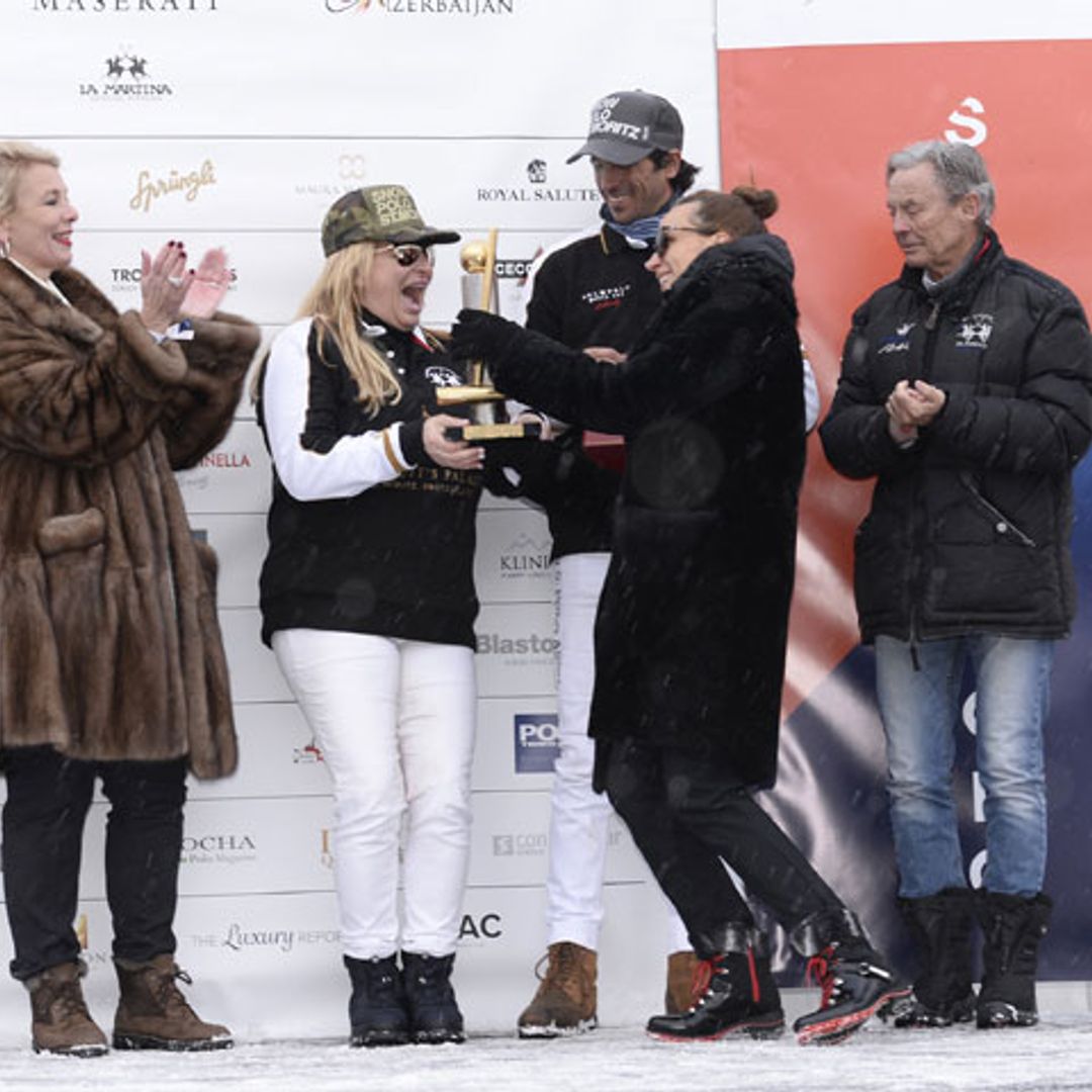 Melissa Ganzi hace historia: es la primera mujer que gana el torneo mundial de 'Snow Polo' de Saint Moritz