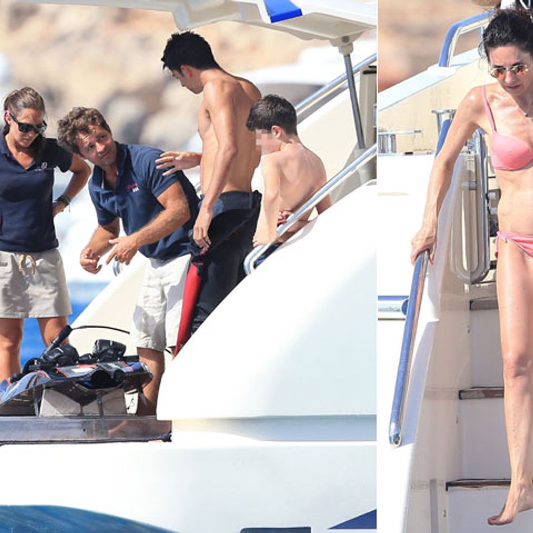 La familia de Zidane disfruta de Ibiza sin él