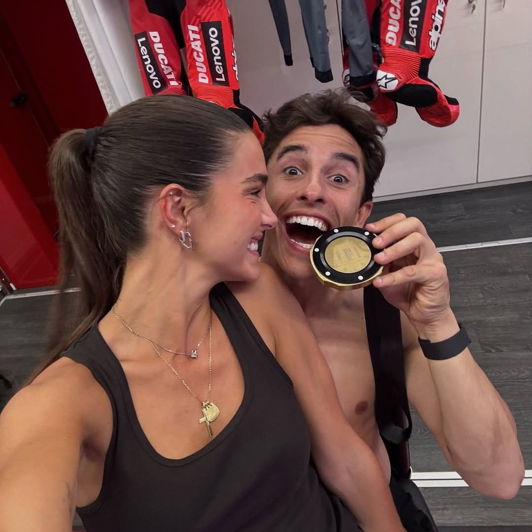 Marc Márquez reina el sábado en Jerez: 'pedida de mano' a su chica y el apoyo de Victoria de Marichalar