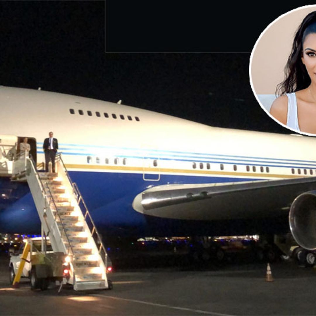 Así vuela una Kardashian: Kim muestra todos los lujos a bordo de un espectacular avión privado