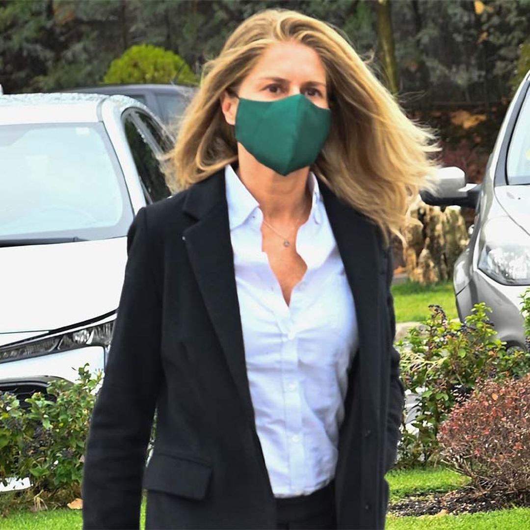 La familia Chávarri acude al tanatorio para arropar a Álvaro Falcó tras la muerte de su padre