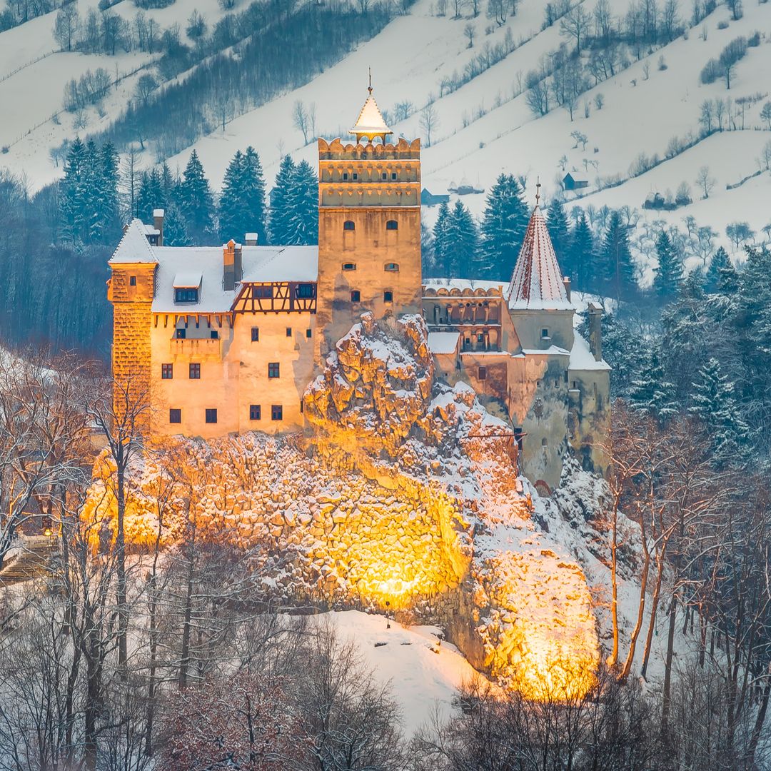 Castillo medieval de Dracula en Brasov, Transilvania