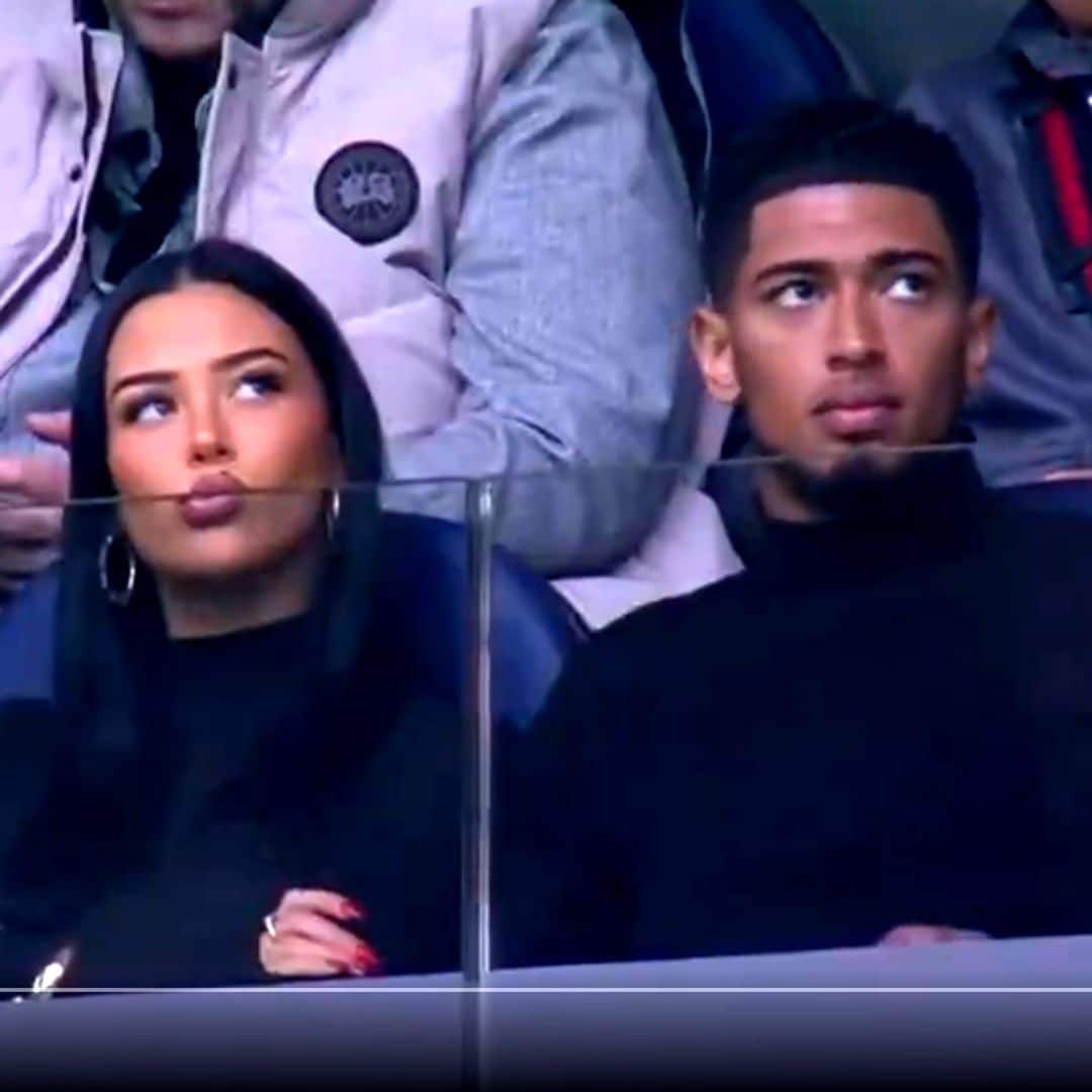 Ashlyn Castro, la espectacular novia de Bellingham, acompaña al futbolista en el palco del Bernabéu