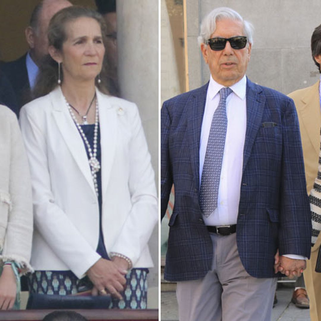 Isabel Preysler con Mario Vargas Llosa, la infanta Elena con su hija... tarde de toros en Sevilla
