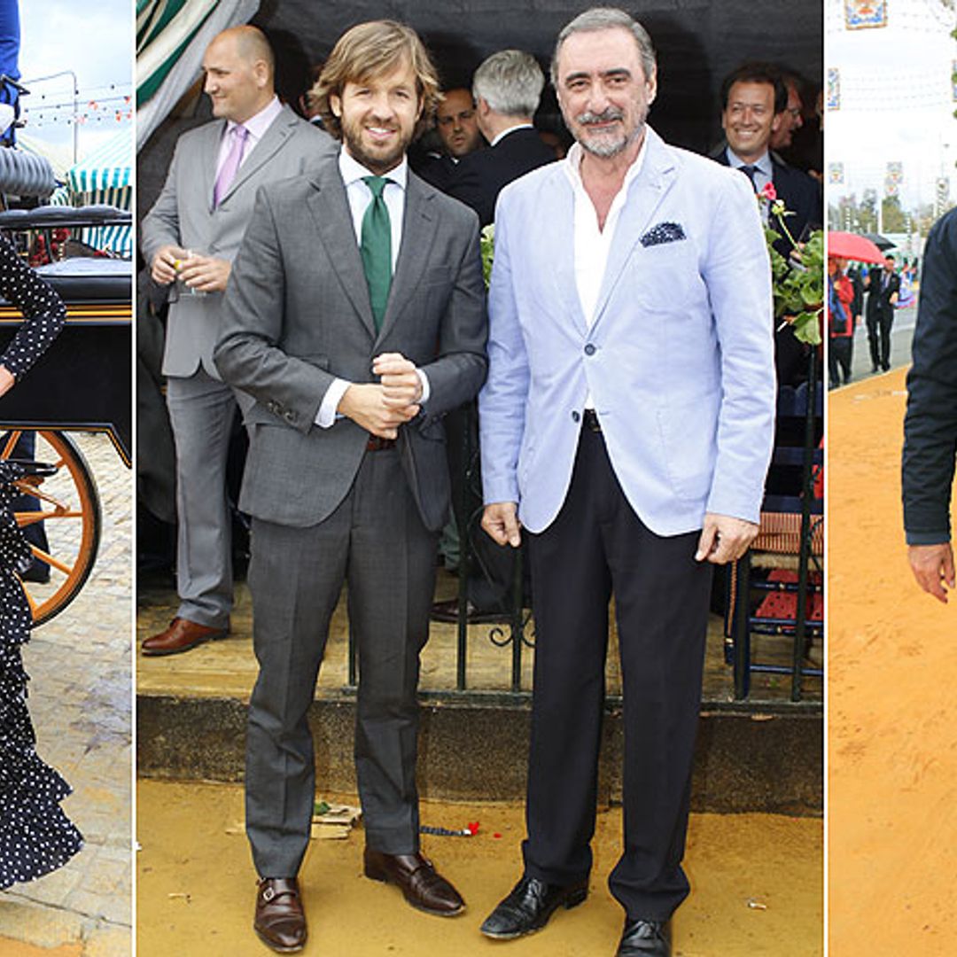 Laura Sánchez, Rosauro Varo, Cayetano Martínez de Irujo... ¡empieza la Feria de Abril!