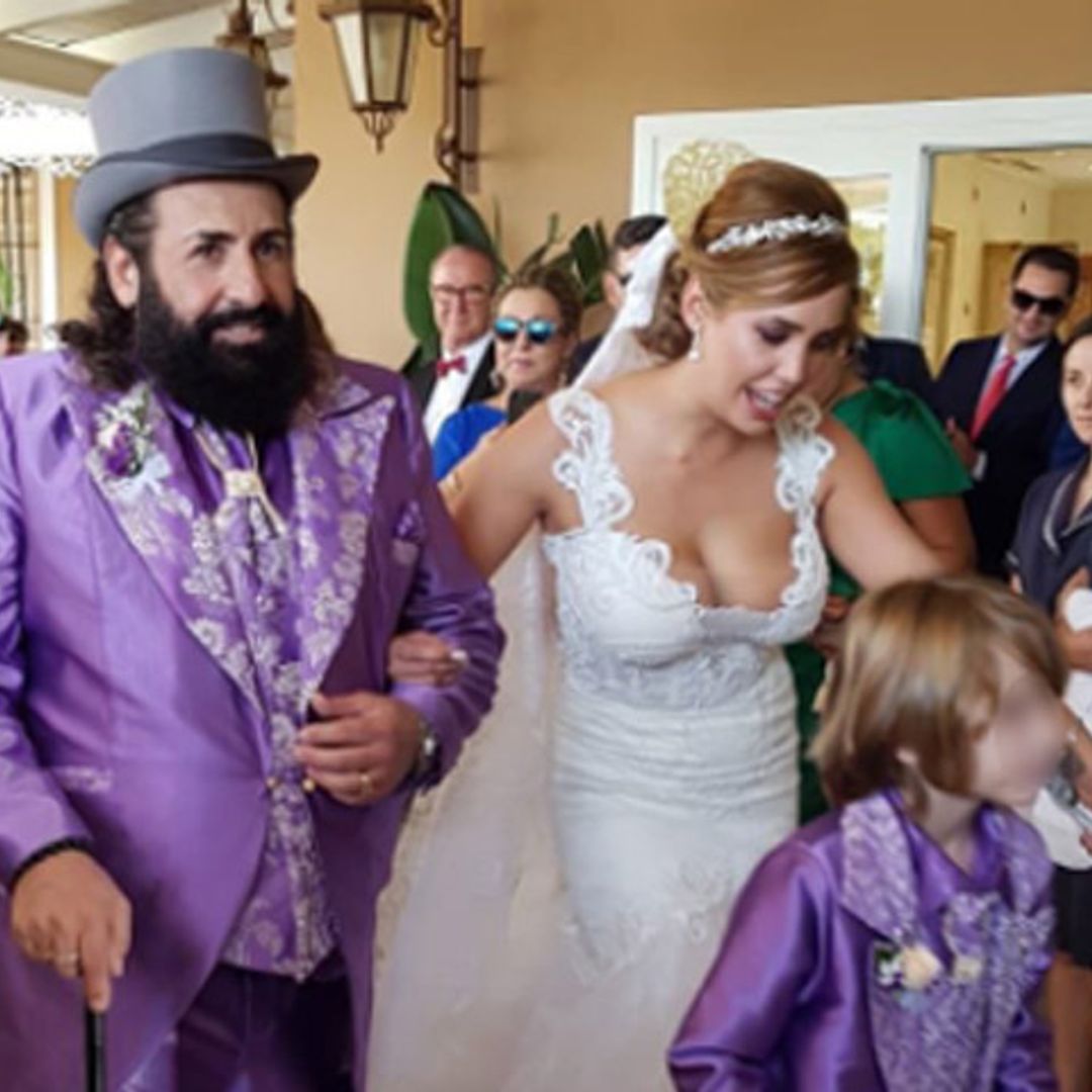 El sorprendente look de Juan Miguel, exmarido de Karina, en la boda de su hija