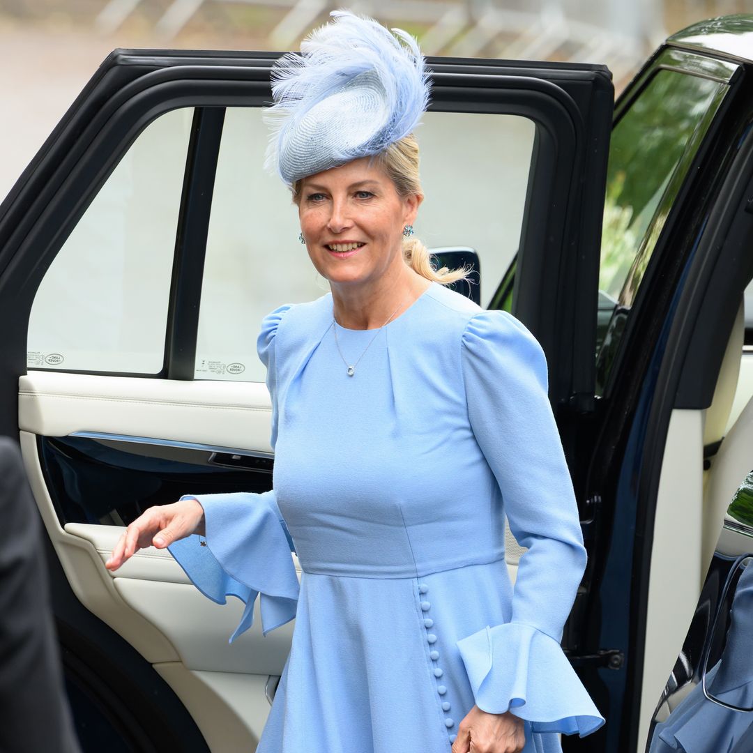 Sophie de Edimburgo en la boda de Peter Phillips y Harriet Sperling 