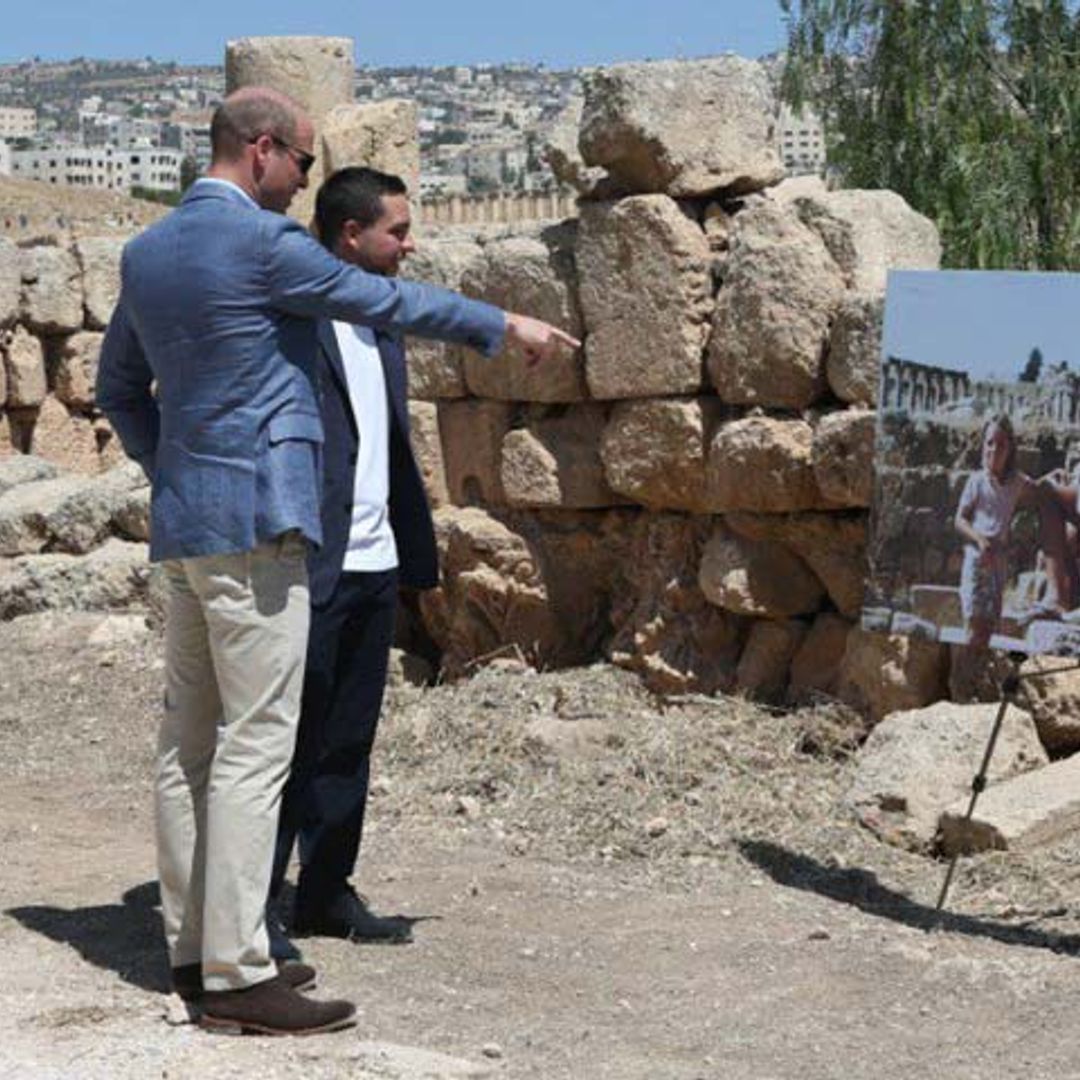 ¡A esa niña la conozco! El encuentro más insólito del príncipe Guillermo con su mujer en Jordania