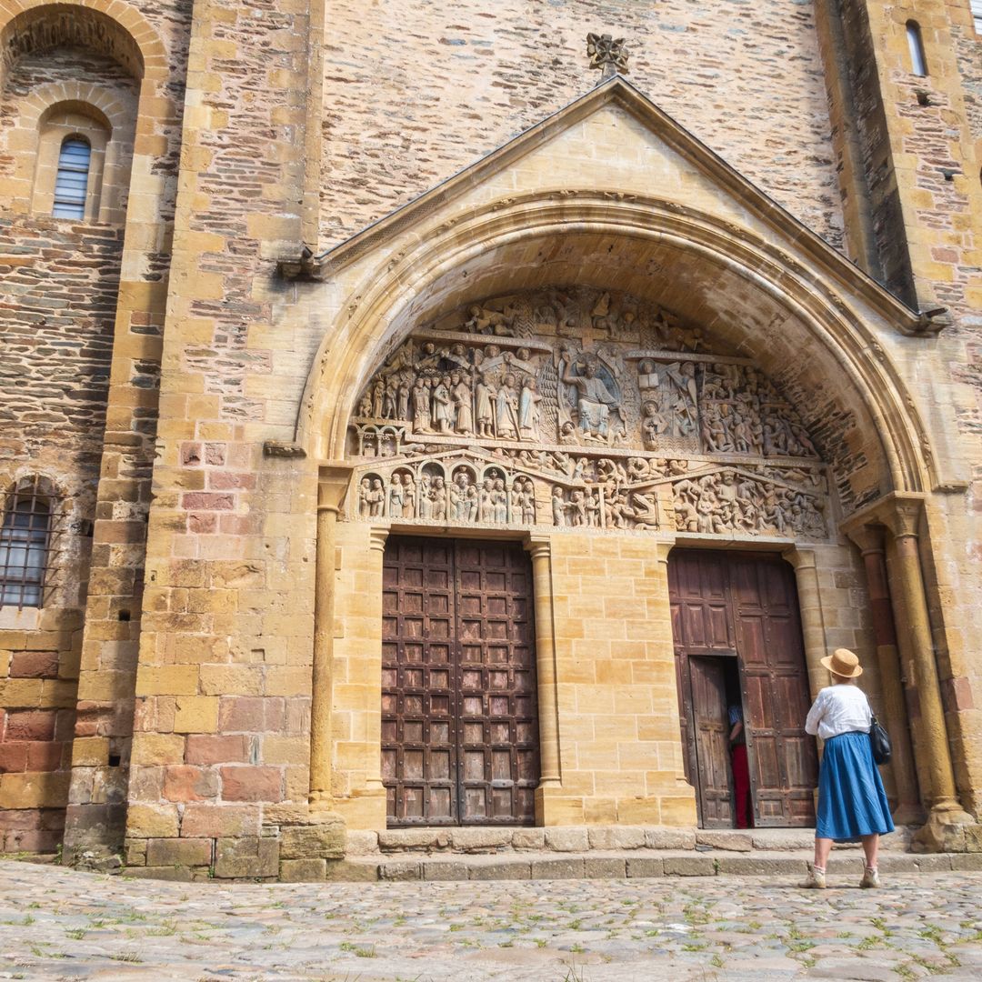 Tímpano de la abadía de Conques, Francia