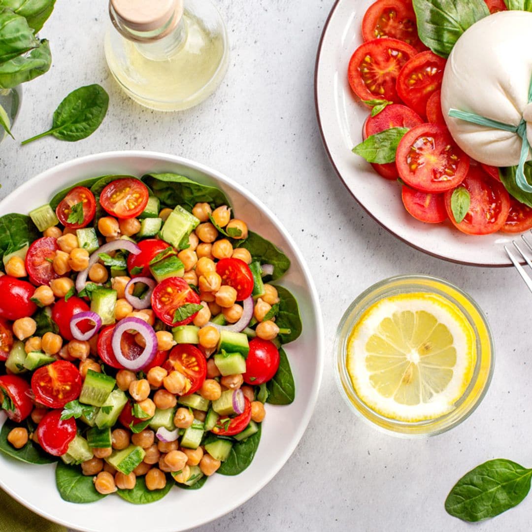 Ideas de cocina vegetariana: 12 ensaladas deliciosas