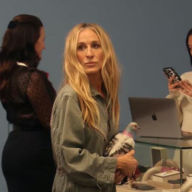 carrie bradshaw y su bolsa de paloma