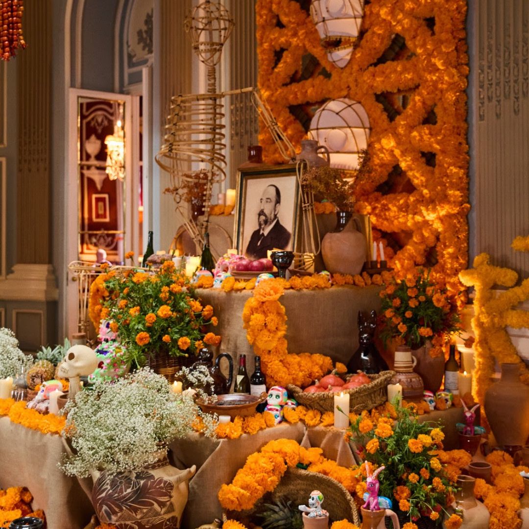 Altar de Muertos en el hotel Santo Mauro