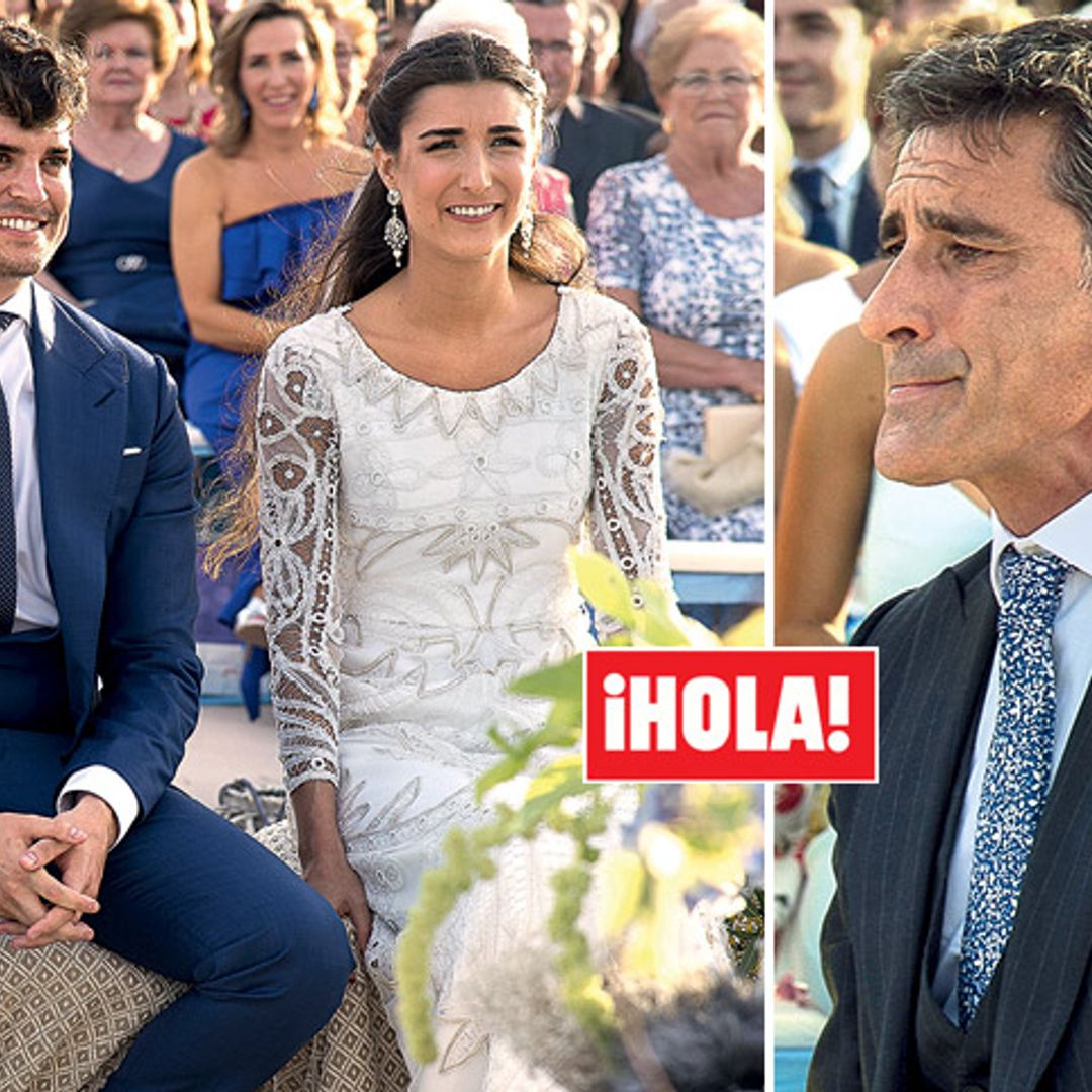 En ¡HOLA!: Las lágrimas de Míchel en la boda de su hijo