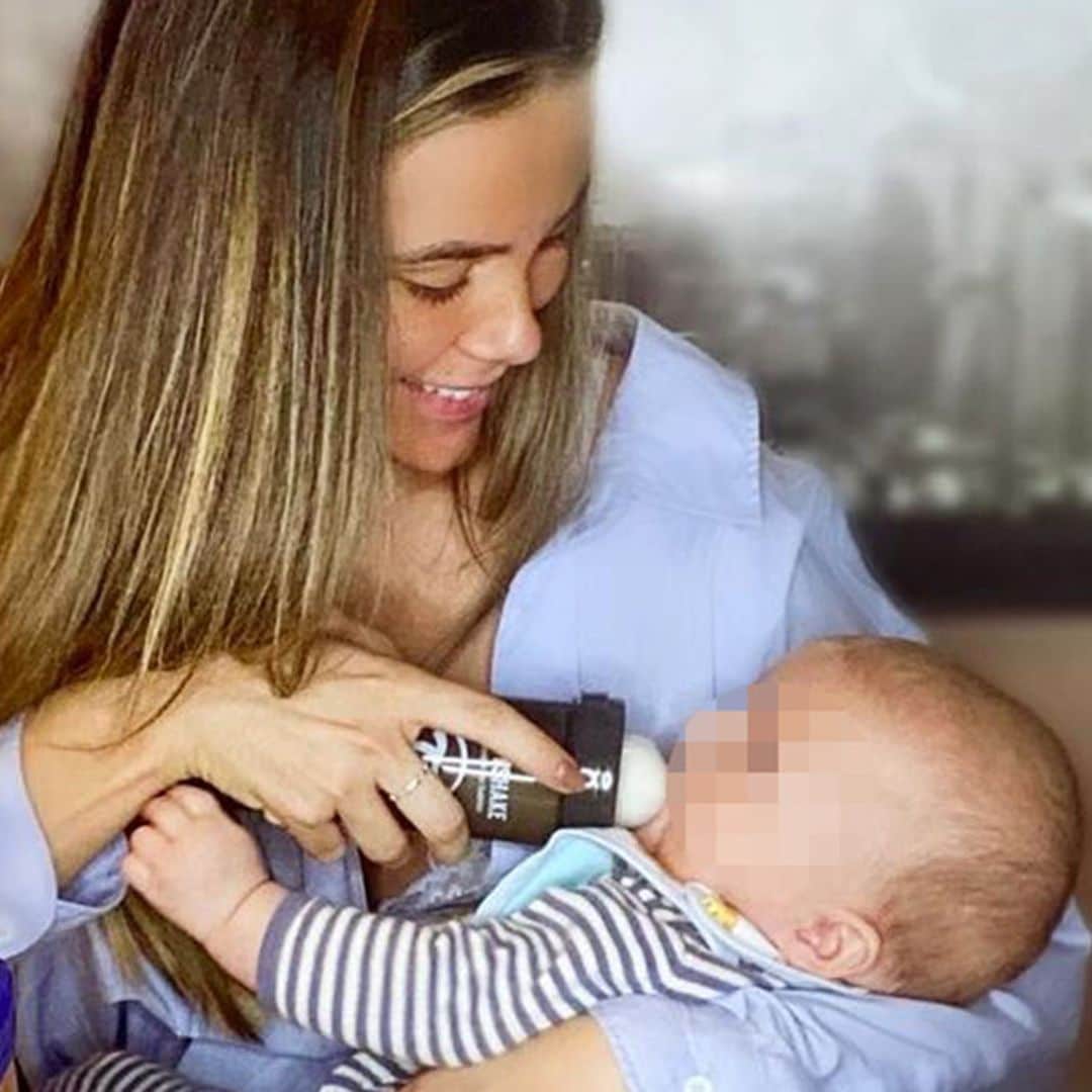 Te vas a reír con la foto favorita de Lorena Gómez con su hijo René Jr.