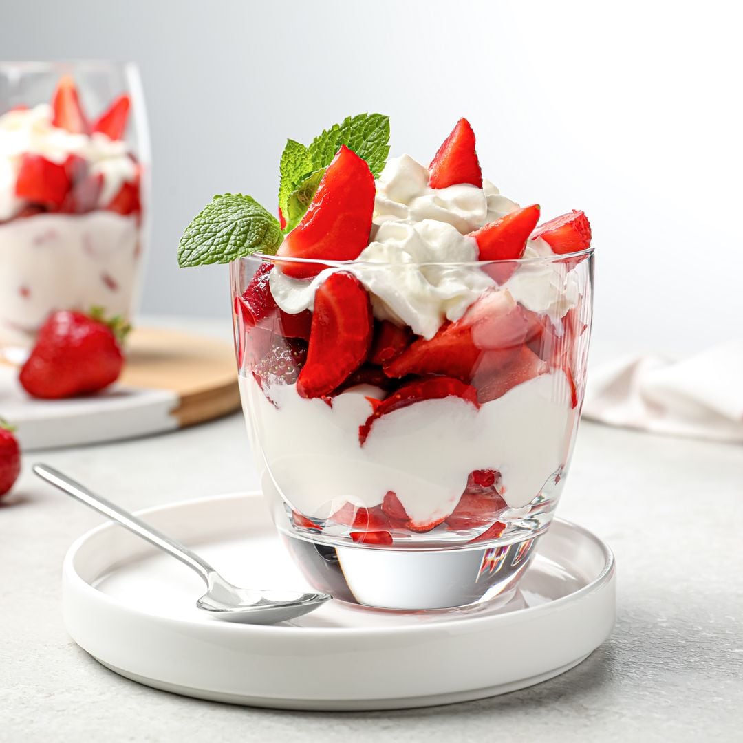 Fresas, ¿con yogur o con nata? ¡Tú eliges!