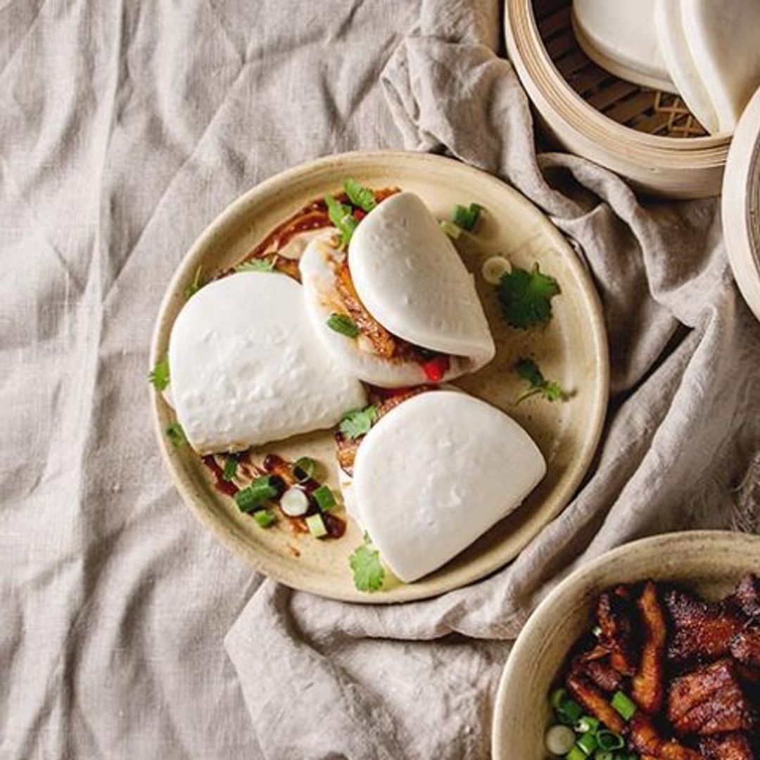 Baos de ternera y verduras
