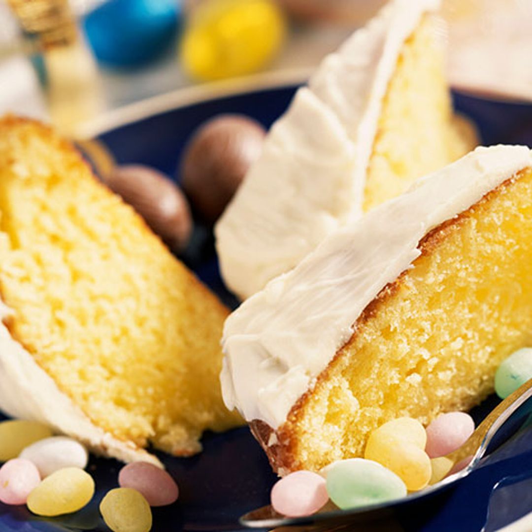 Bizcocho de naranja con glaseado