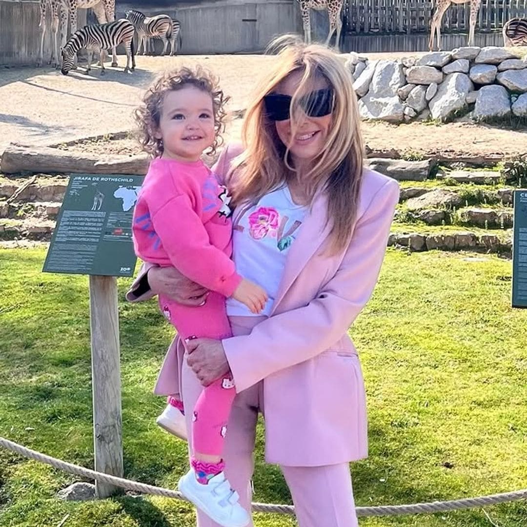 Ana Obregón lleva a Anita al zoo y esta es la reacción de la pequeña que termina en ataque de risa