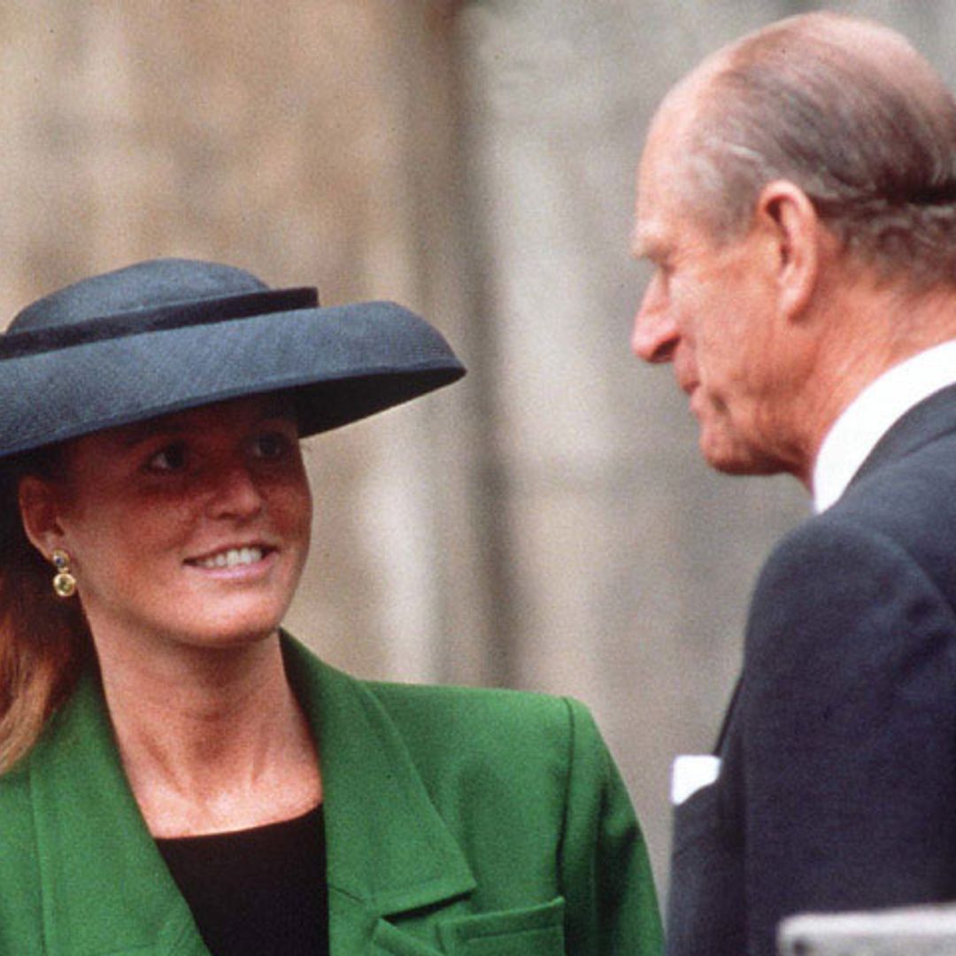 El duque de Edimburgo y Sarah Ferguson entierran el hacha de guerra para la boda de Eugenia de York