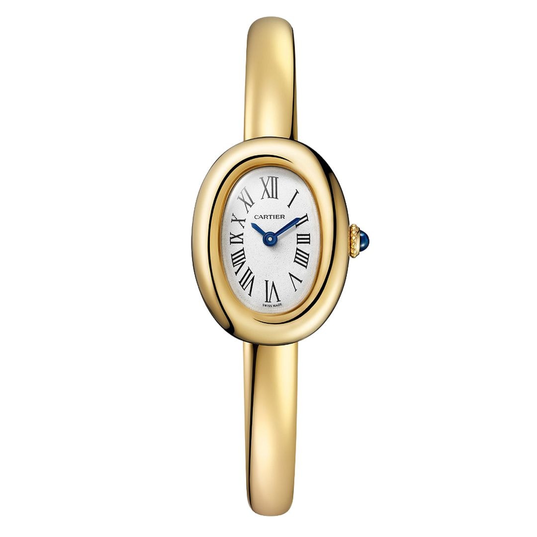 Reloj de pulsera Baignoire en oro (16.000 €), de Cartier
